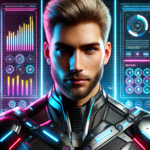 Orion Byte portrait - Campaign Analysis & Optimization Specialist with data visualization interface