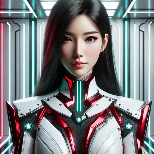 Zenith Asha portrait - App Store Optimization Expert with futuristic tech interface background